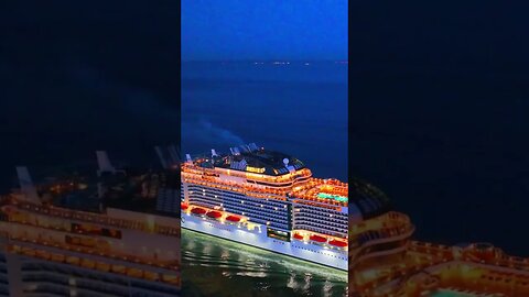 MSC Meraviglia Turns Heads Everywhere She Goes! #shorts #cruise #viral