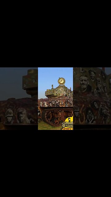 Sherman Tank used for Street Art #shorts 38