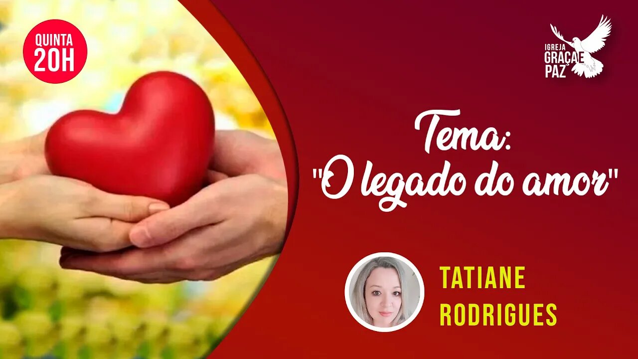 🔴 "O legado do amor - #pregação