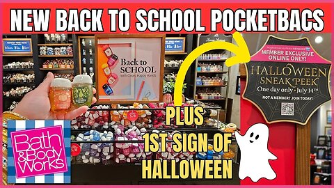 NEW Fall PocketBacs | OFFICAL Halloween SNEAK PEEK Announced | Bath & Body Works |#bathandbodyworks