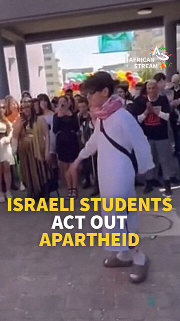 ISRAELI STUDENTS ACT OUT APARTHEID