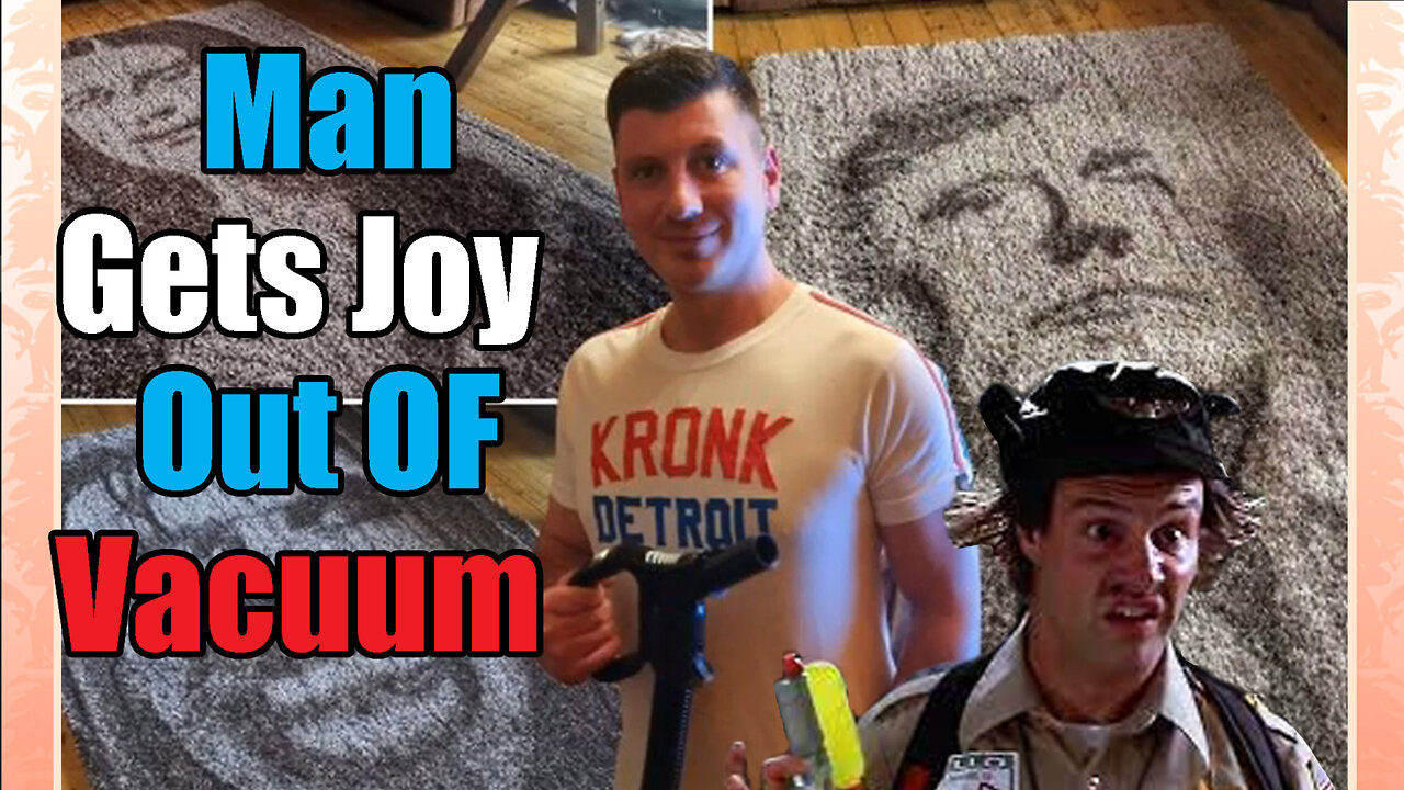 Man Finds Joy in Art With Vacuum Cleaner