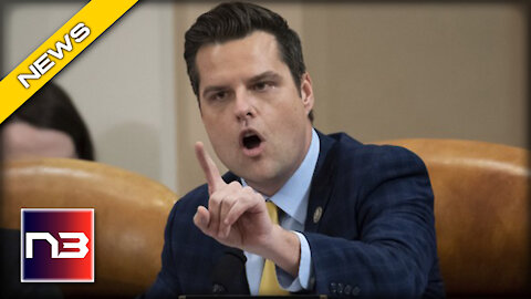 Matt Gaetz REACTS after DOJ Launches Investigation into Him and His Family