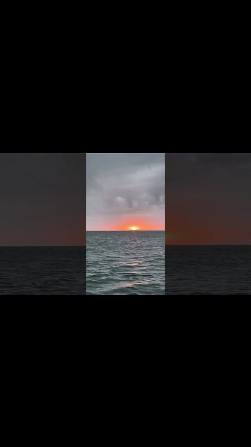 Sad sun peeks through the storm cloud in The Florida Keys 🏝️#jimmybuffett #rip #2023