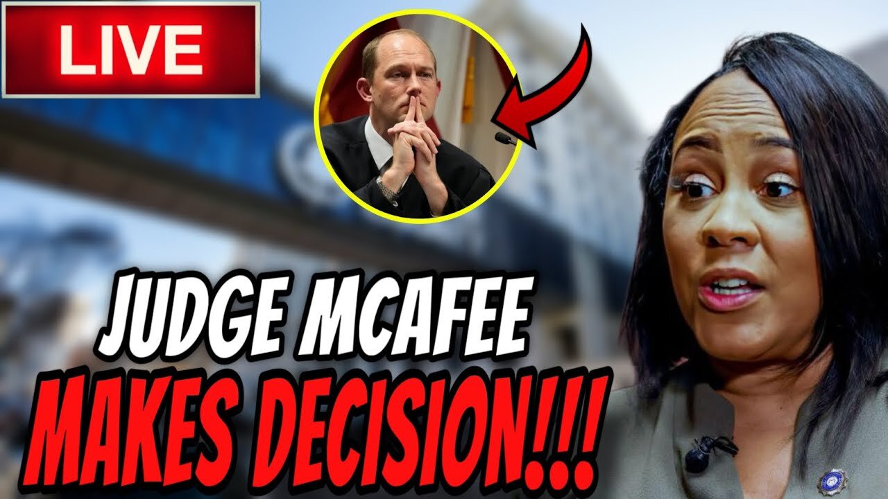 DA FANI WILLIS FREAKS OUT AFTER PROOF SHOWS SHE PAID OFF JUDGE MCAFEE & TOLD HIM NOT TO REMOVE HER