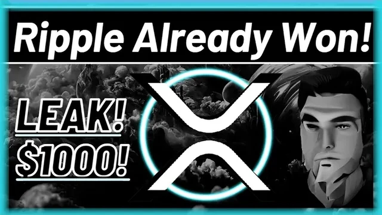 XRP *BREAKING!*🚨This Proves We Are DONE!💥XRP Moons On THIS!* Must SEE END! 💣