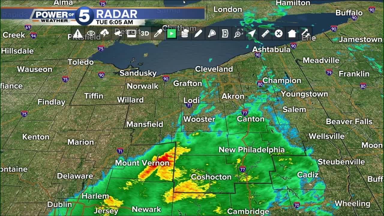 Expect a soaked morning commute