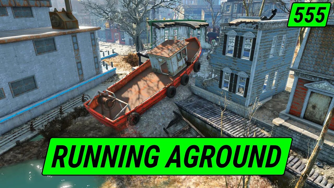 Mirelurk NEST in this Grounded Ship | Fallout 4 Unmarked | Ep. 555