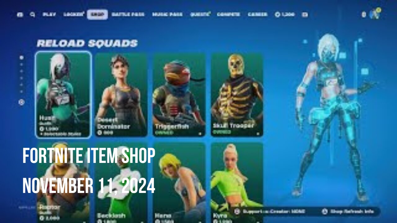 Fortnite Item Shop|November 11, 2024