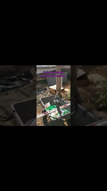 Had to replace the plastic after a bad storm and rebuilding some of it