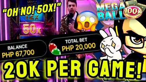 MEGA BALL - UBUSAN NG CREDITS ITO! 20K BET PER GAME! 😱 ANOTHER SOLID WIN! 😊👍 | GAME APE CASINO 🐵