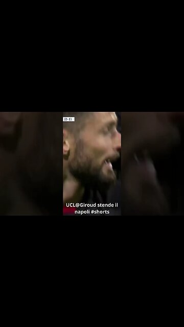 UCL@Giroud stende il napoli #shorts #napolimilan