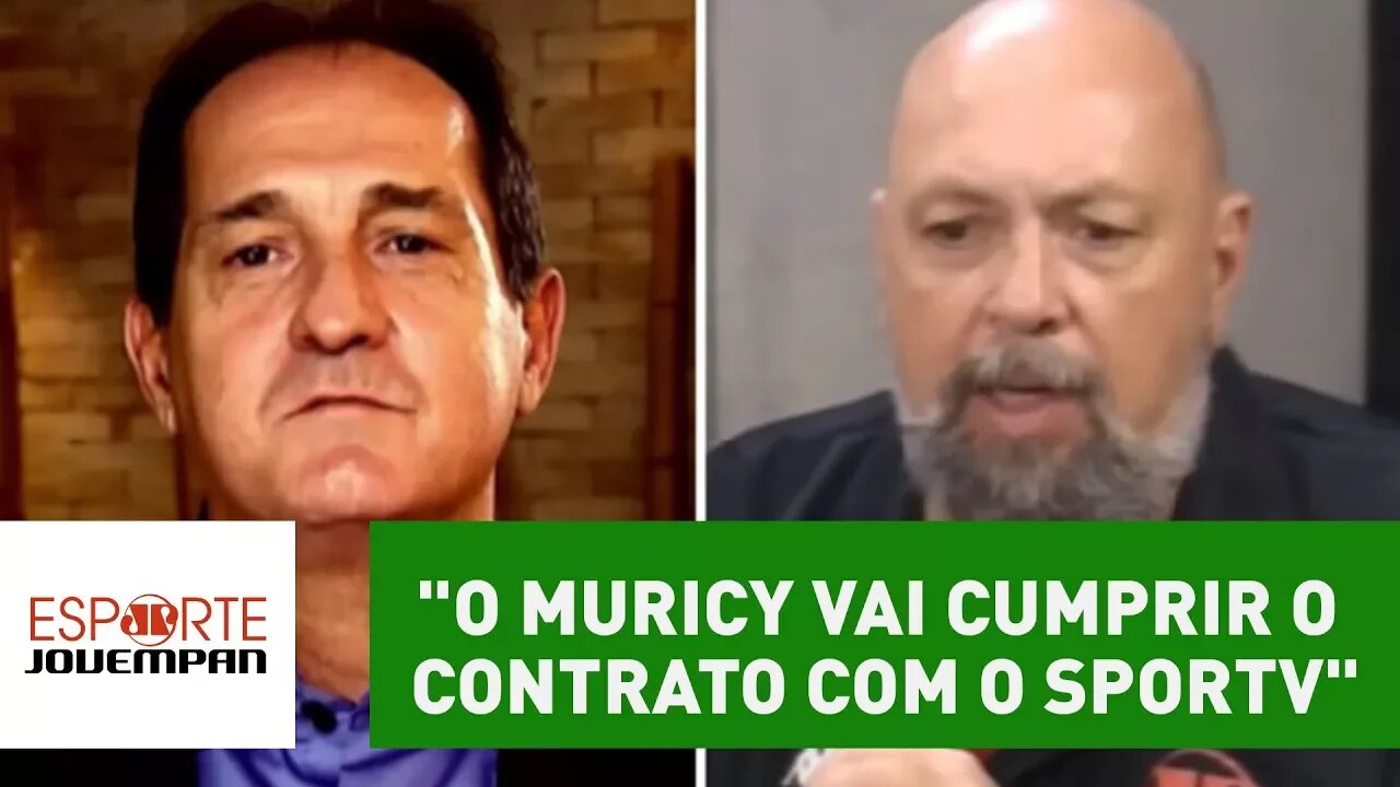 "Muricy vai cumprir o contrato com o SporTV", informa Nilson