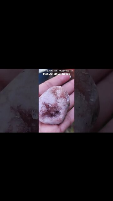 Pink Amethyst Geode High Vibration Pink Amethyst Heart Chakra Pink Stones MineraL Goddess Crystals
