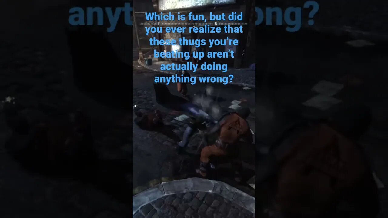 Did you ever realize this in Batman: Arkham City?