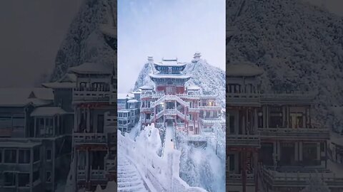 Loujun Mountain In Winter tiktok d123741