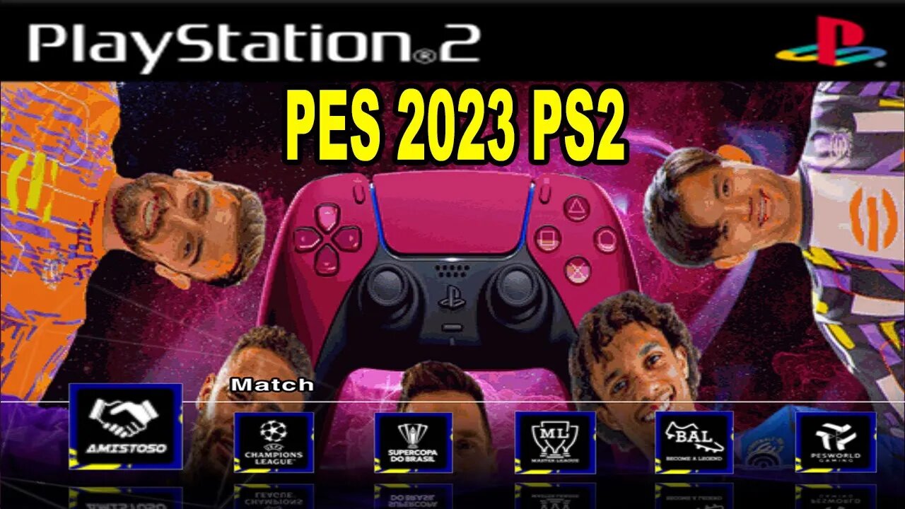 PES 2023 (PS2) 100% ATUALIZADO VERSÃO NOVEMBRO DOWNLOAD ISO GRÁTIS