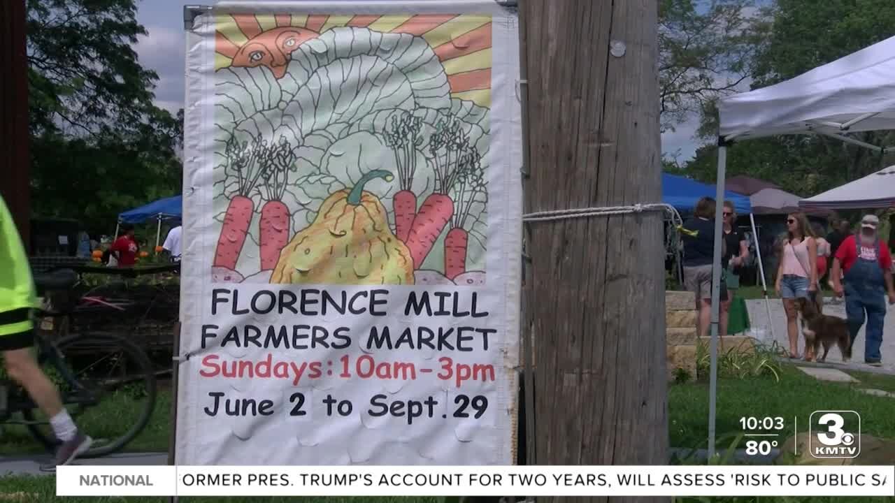 Florence Mill farmers market opens back up following pandemic closure