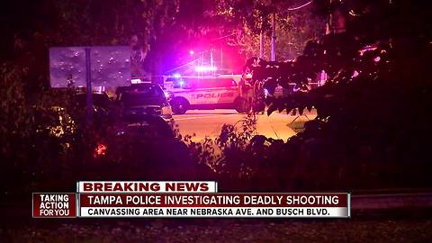 Tampa police investigating homicide after man found shot multiple times in roadway