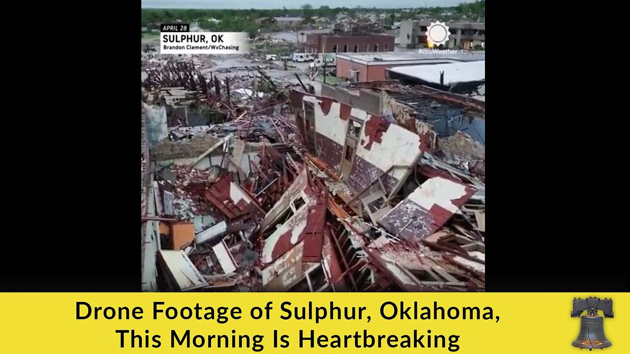Drone Footage of Sulphur, Oklahoma, This Morning Is Heartbreaking