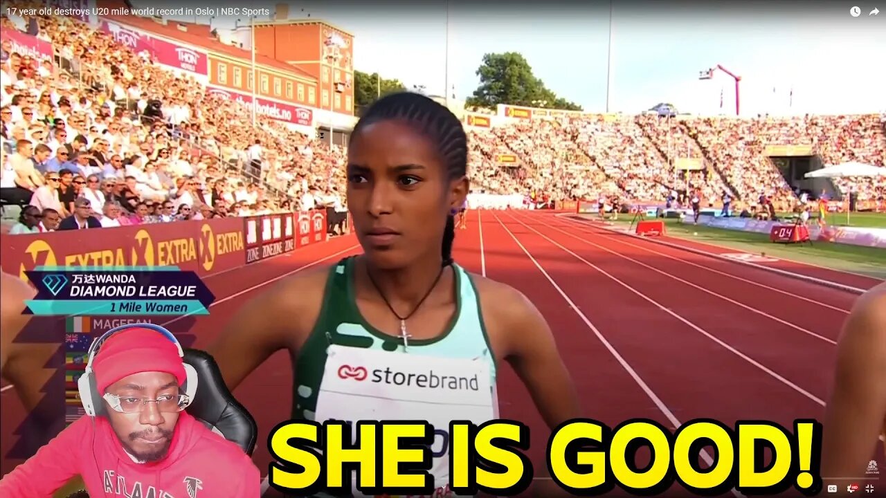 Looking At 17 year old destroys U20 mile world record in Oslo