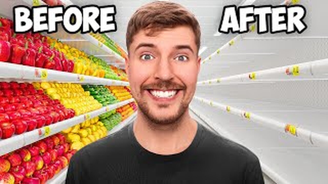 I Bought Everything in a grocery store!