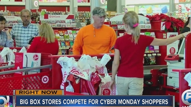 Big Box stores compete for Cyber Monday shoppers