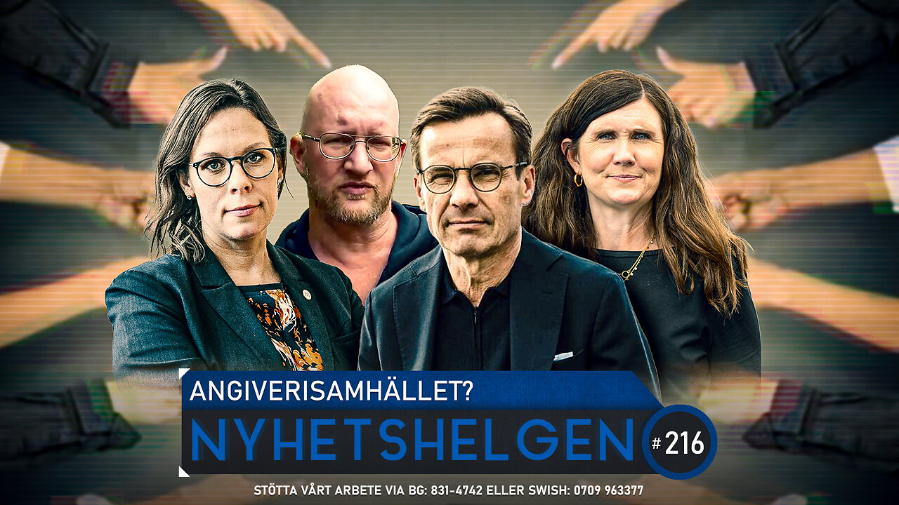 Nyhetshelgen 216 - Angiverisamhället?, Zelensky, koranföljetongen