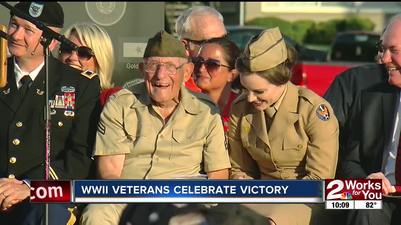 WWII veterans celebrate victory