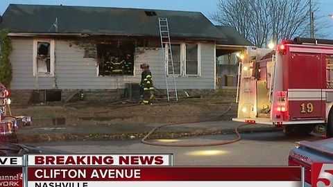 Fire Breaks Out At Abandoned Midtown Home