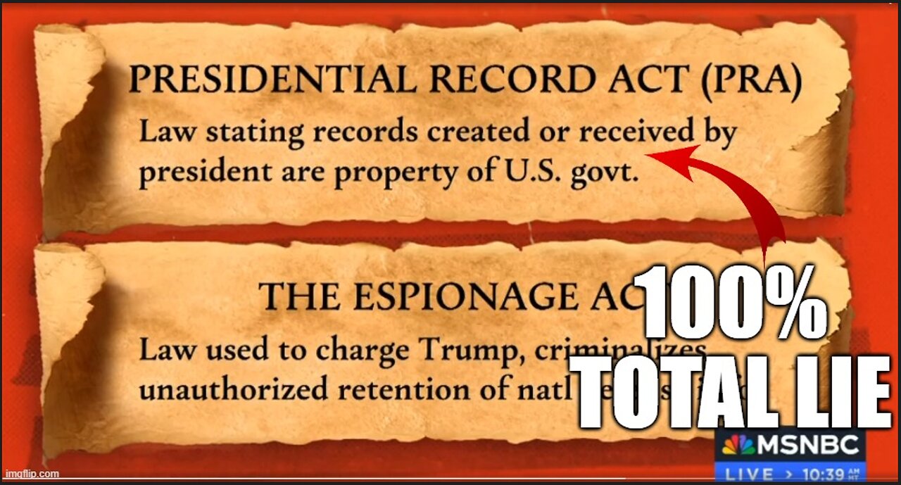 Thinking Logically - 04/03/2024 (The Presidential Records Act is a HUGE problem for Jack Smith.)