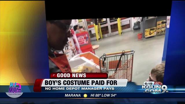 Good News: Boy's costume paid for