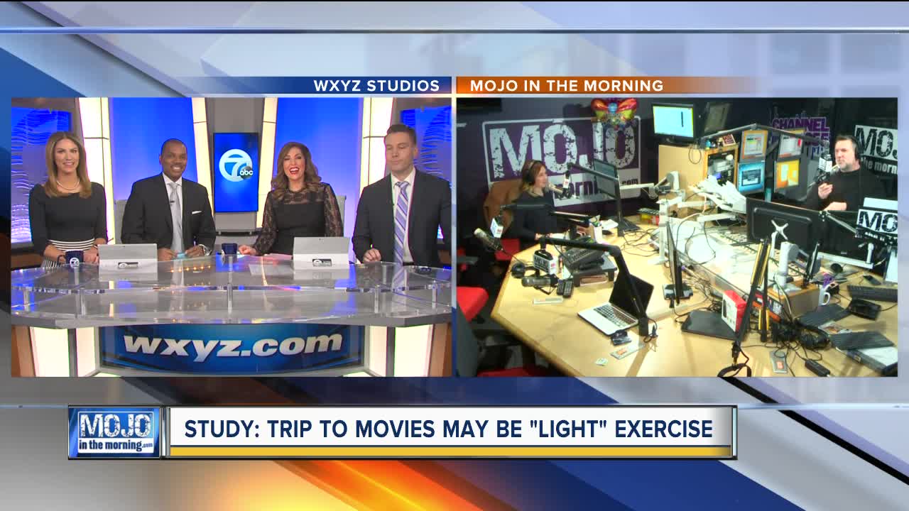 Mojo in the Morning: Trip to movies may be 'light' exercise