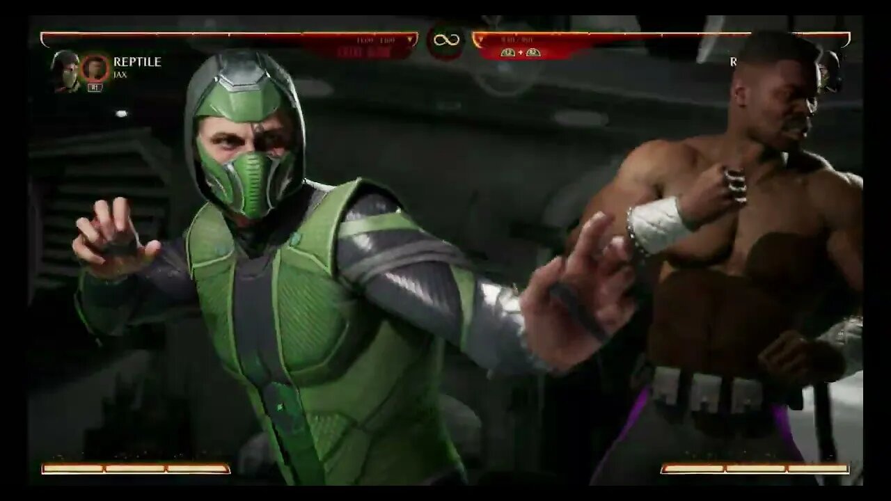 Mortal Kombat 1 2023 Reptile & Jax Kameo Fatal Blow