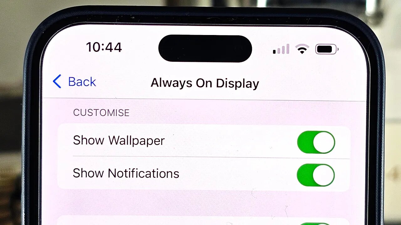 How To Change Always on Display in iPhone 15 Pro Max