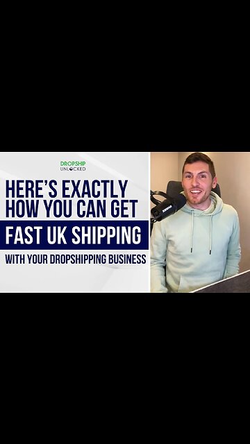 Here’s exactly how you can get fast UK shipping with your dropshipping business