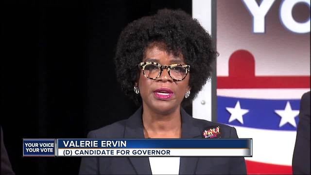 Valerie Ervin's opening statement during WMAR-2 News' gubernatorial debate