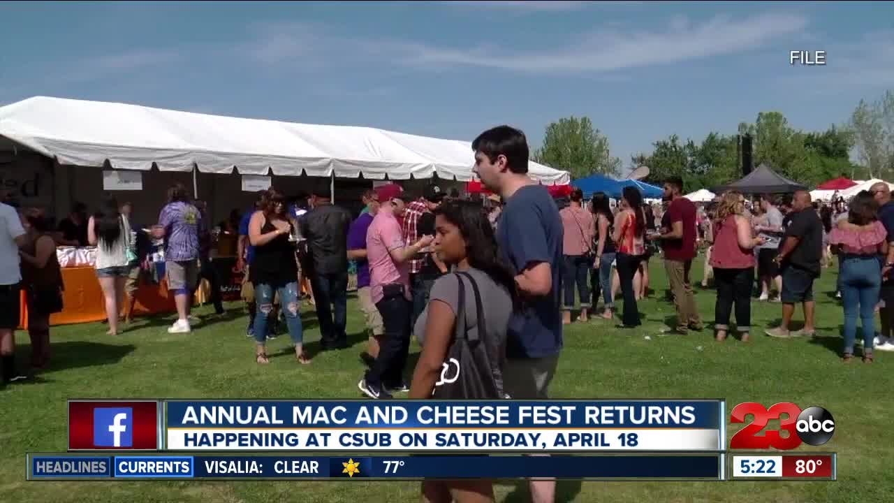 Mac and Cheese Festival returning