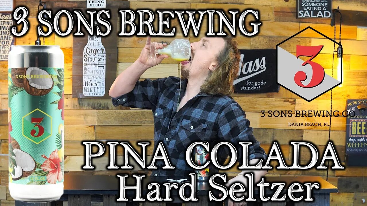 3 Sons Brewing - Pina Colada HARD SELTZER