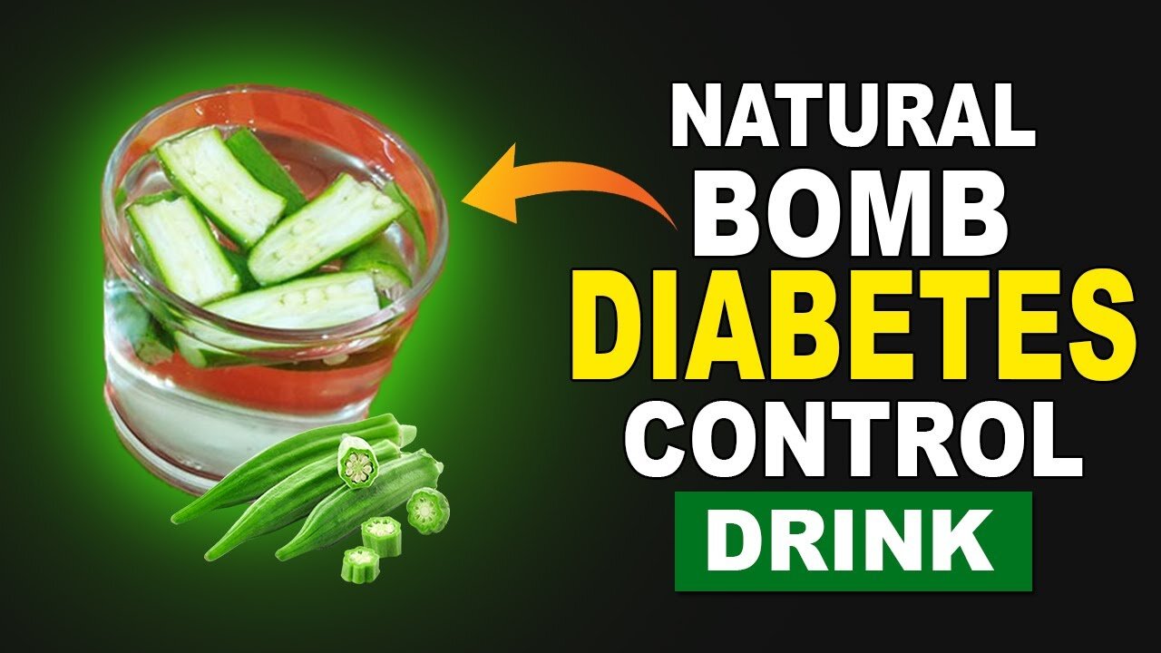 Natural BOMB ✴ to Manage DIABETES - Okra Water to Control Blood Sugar!