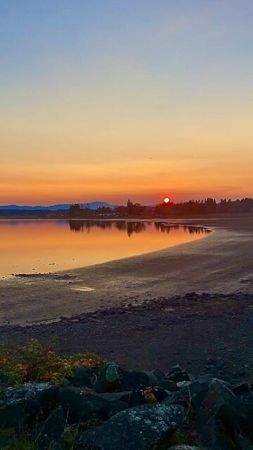 Spectacular Reflection Sunset