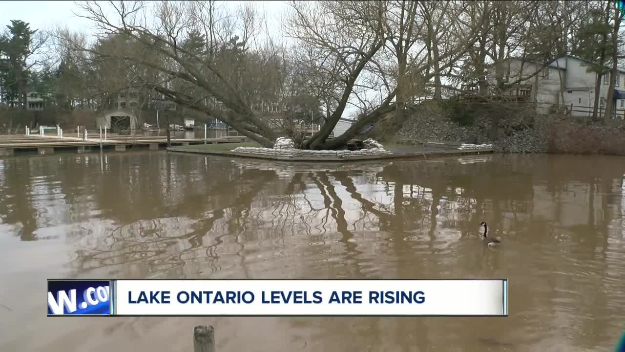 Lake Ontario water levels are rising