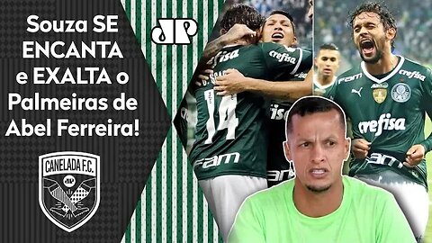 "Cara, VOCÊ VÊ esse Palmeiras JOGAR e PARECE que..." Souza SE ENCANTA com o Verdão de Abel Ferreira!