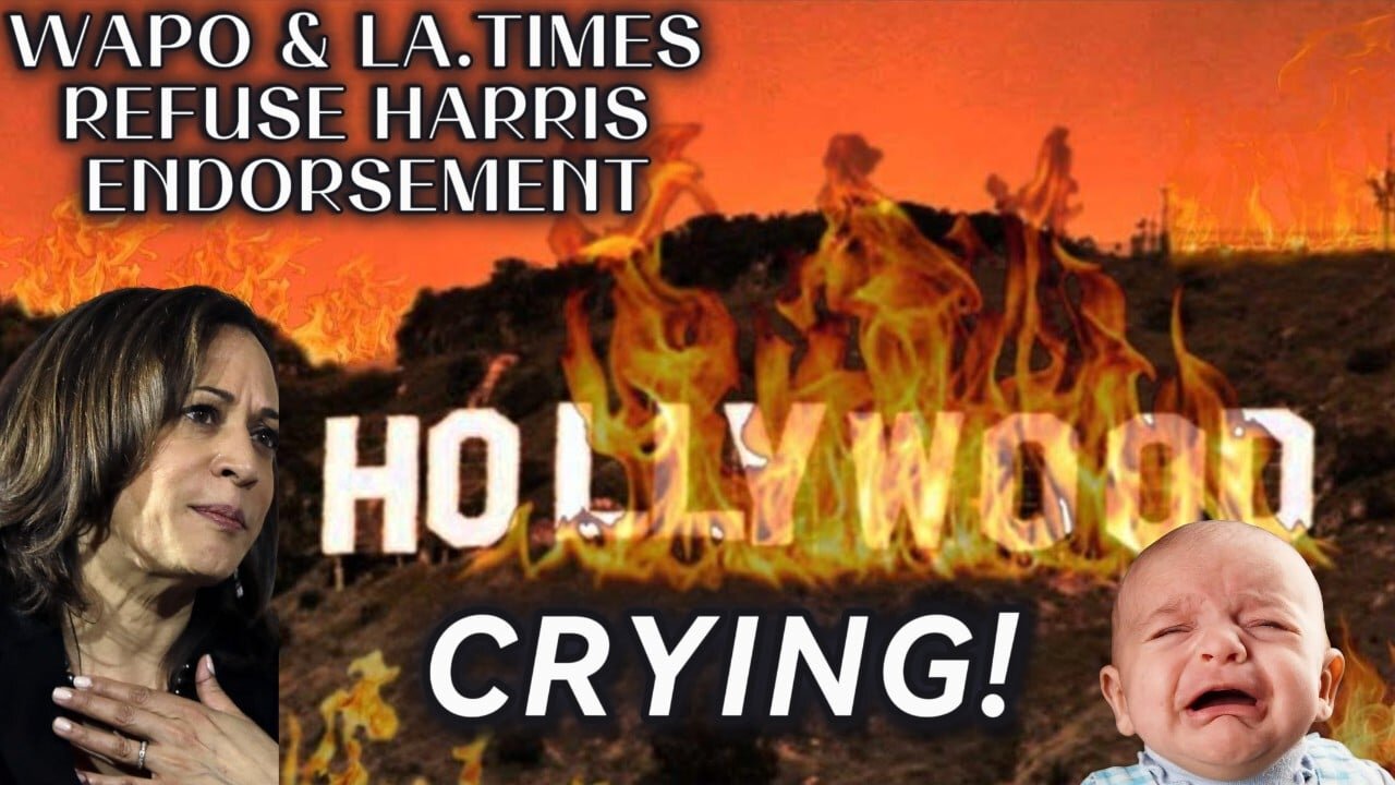 Hollywood cry's foul After LA Times & WaPo Refuse to Endorse Kamala