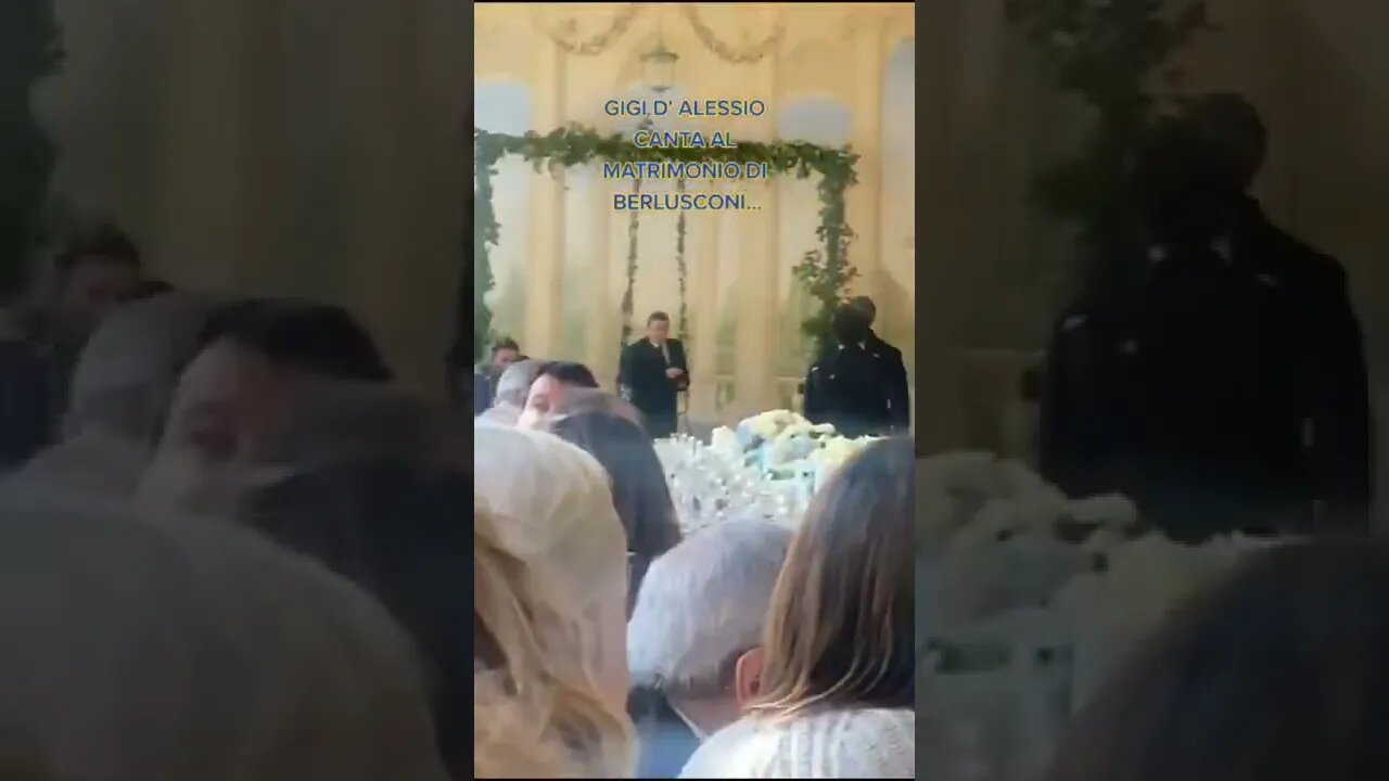 Gigi D’Alessio canta al matrimonio di Berlusconi