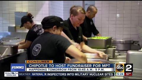 Chipotle to host fundraiser for MPT