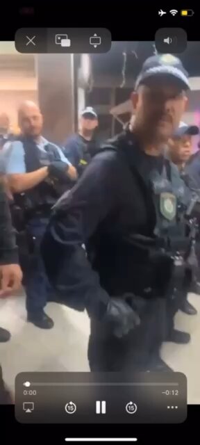 Crowds try to get the Islamic terrorist