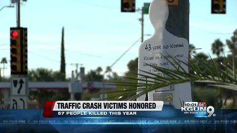 Remembering traffic crash victims by raising awareness and calling for action