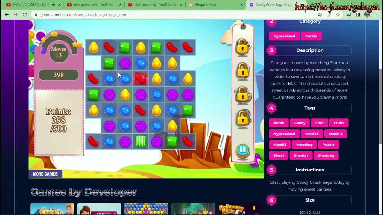 tutorial Candy Crush Saga King