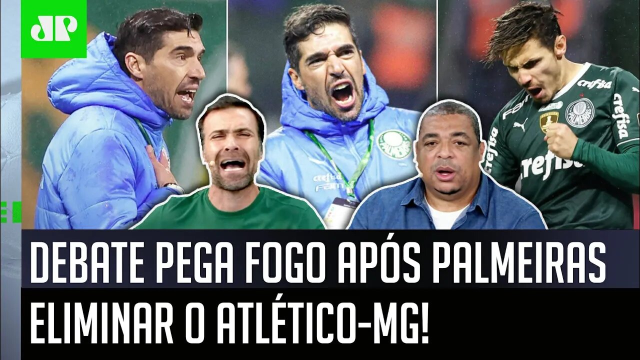 PEGOU FOGO! "QUÊ? Cara, VOCÊ FALAVA que o Abel Ferreira..." DEBATE FERVE após Palmeiras x Galo!